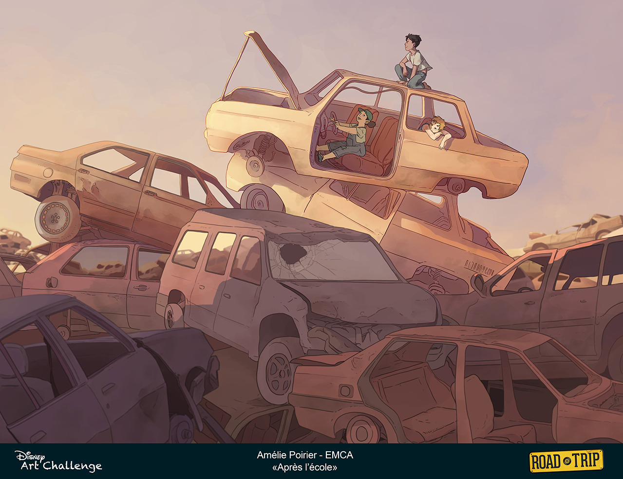 Amélie Poirier DisneyArtChallenge
