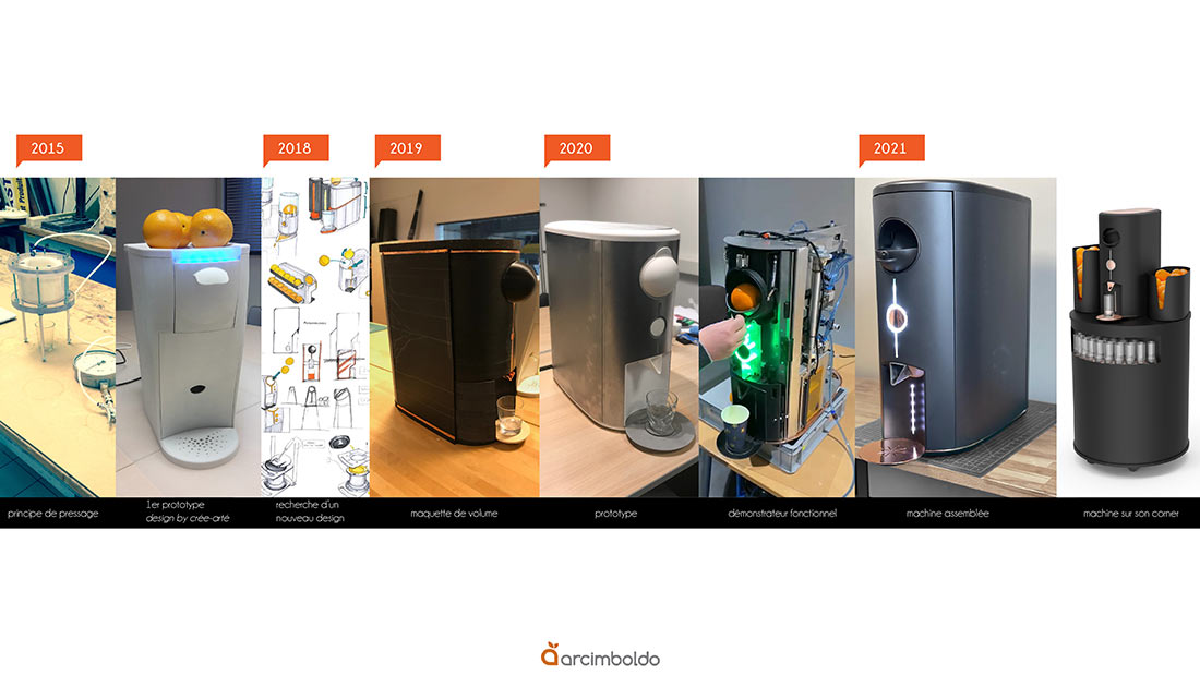 evolution presse agrume